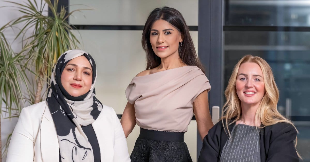 The IntrospeXion team. Left to right: Dr. Neelam Zia, Shabnum Hanif, and Kelly Allen. (Image credit: IntrospeXion)