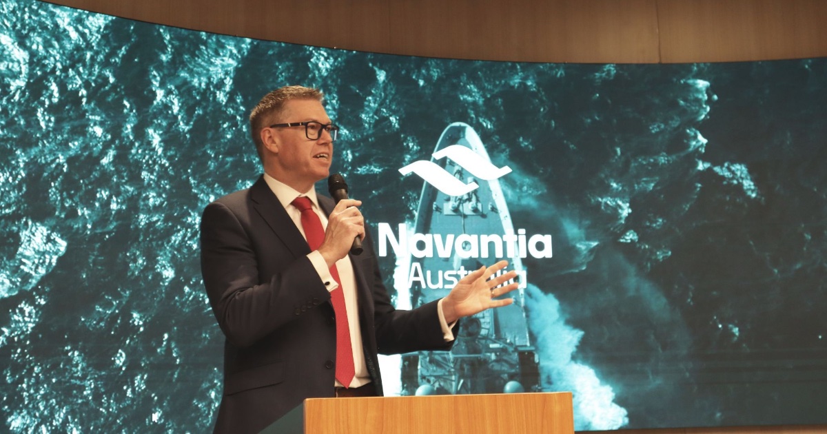 The Hon Pat Conroy MP, Minister for Defence Industry, formally inaugurated the new Canberra office. (Credit: Navantia Australia)