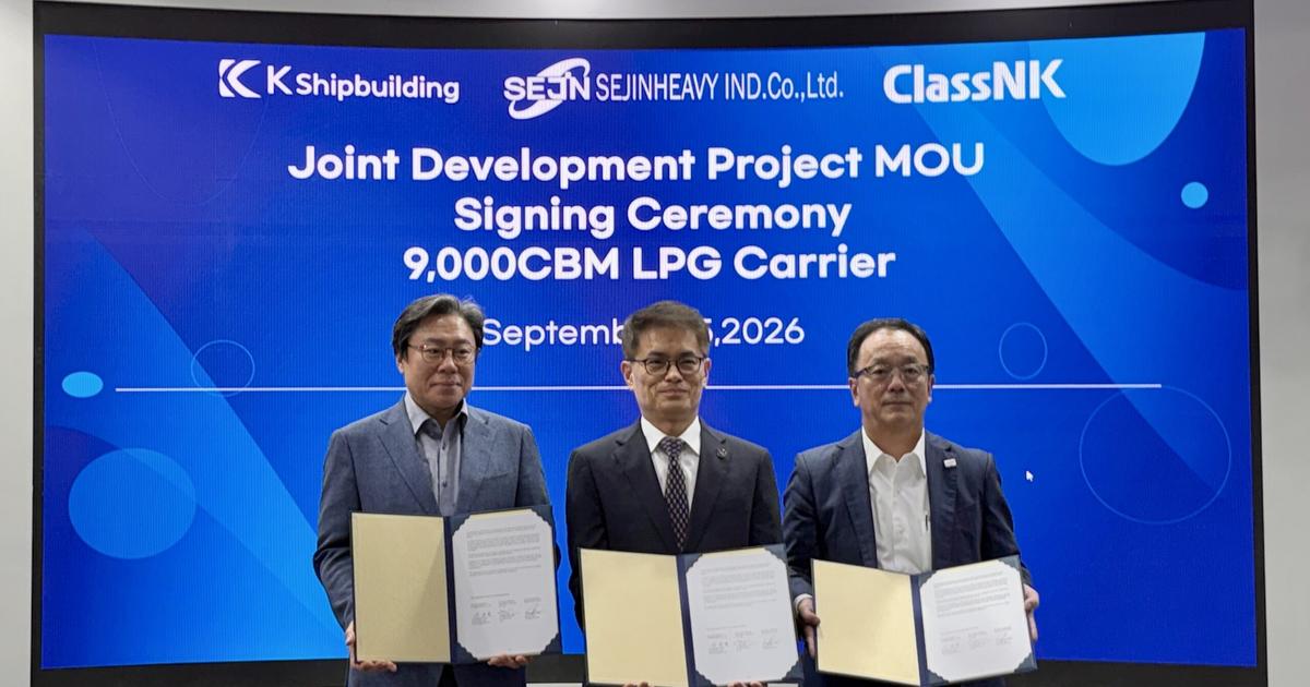 (Image credit: K Shipbuilding/Sejin Heavy Industries/ClassNK)