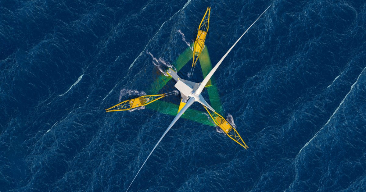 Gazelle Wind Power develops breakthrough floating platform design for 18MW+ wind turbines in extreme conditions. (Image credit: Gazelle Wind Power)
