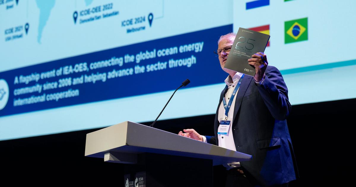 Matthijs Soede, Chair of IEA-OES. (Credit: Ocean Energy Europe)