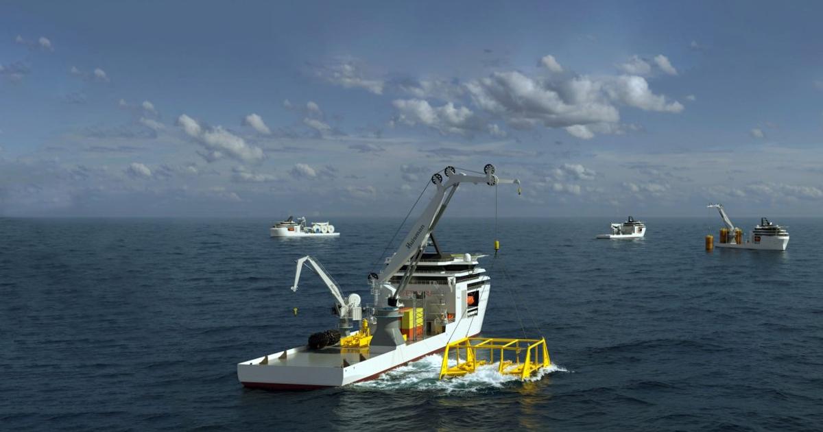 Huisman will supply 400 mt and 50 mt Knuckle Boom Cranes for two Siem Industries newbuild Offshore Support Vessels. (Image credit: Huisman)